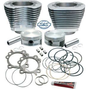 77 Cycles S&S CYCLE Replacement Cylinder & Piston for S&S 106" Silver P/N 910-0199  88" motor only