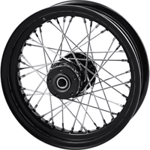 DRAG SPECIALTIES Replacement Laced Wheel - 40 Spoke - Rear - Black - 16x3 - '02-'07 FLT 0204-0572