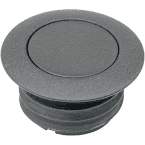 DRAG SPECIALTIES Pop-Up Gas Cap — Vented Black Wrinkle 0703-0324