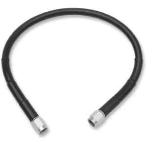 DRAG SPECIALTIES Universal Brake Line - Black - 12" 1741-2702